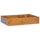 Vidaxl Washbasin 50x35x10 cm de teca sólida