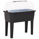 Vidaxl Planning Box elevado 77x38.7x82 cm PP
