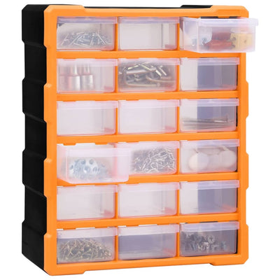 Organizzatore Vidaxl con 18 cassetti medi 38x16x47 cm
