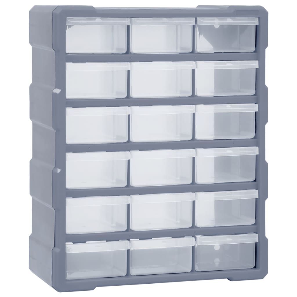 Organizador de Vidaxl con 18 cajones medianos 38x16x47 cm