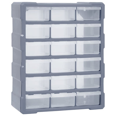 Organizzatore Vidaxl con 18 cassetti medi 38x16x47 cm