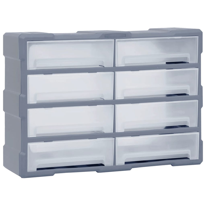 Organizzatore Vidaxl con 8 grandi cassetti 52x16x37 cm