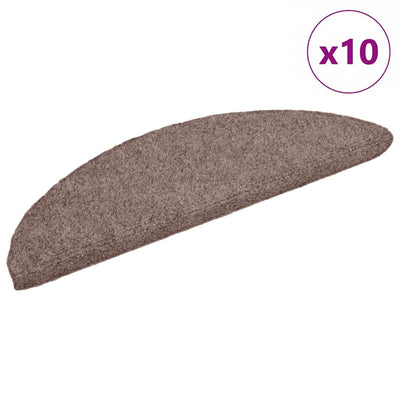 Vidaxl tappetini per autoadesivo 10 st 56x17x3 cm ago bruno marrone