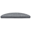 Esteras de escalera de Vidaxl autoadhesivo 5 st 56x17x3 cm aguja fieltro gris claro