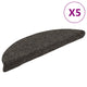 Vidaxl tappetini per autoadesivo 5 ST 56x17x3 cm Ago di colore antracite
