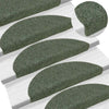 Vidaxl tappetini scale autoadesivo 10 st 56x17x3 cm ago sentito verde