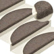 Vidaxl trapmatten zelfklevend 10 st 65x21x4 cm beige halfrond groot