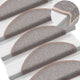 Esteras de escalera de Vidaxl 10 st 65x24x4 cm marrón claro