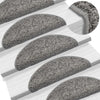 Esteras de escalera de Vidaxl 10 st 56x17x3 cm gris