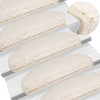 Esteras de escalera de Vidaxl 10 st 65x21x4 cm blanco