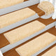 Vidaxl Stair Tappet 10 St 65x21x4 cm marrone