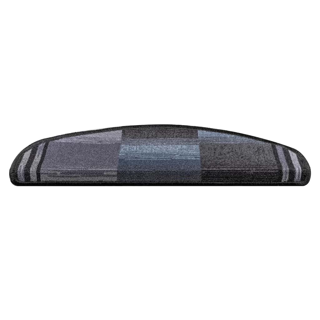 Vidaxl tappetini per autoadesivo 10 ST 65x21x4 cm nero e grigio