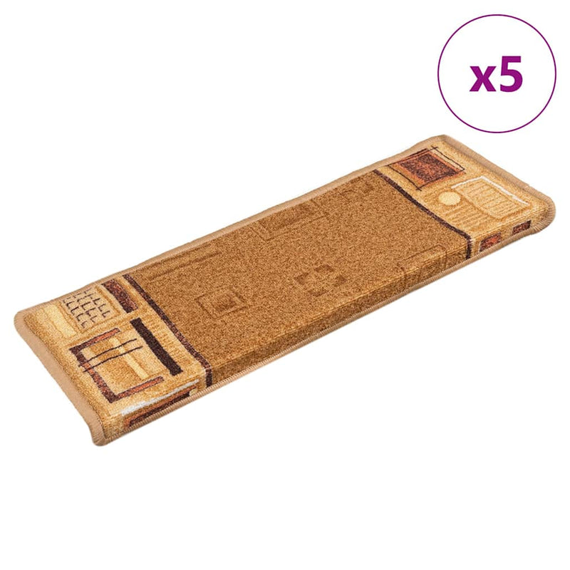 Vidaxl Scale autoadesivo 5 ST 65x21x4 cm beige