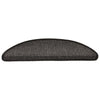 Vidaxl trapmatten zelfklevend 15st sisal-look 56x17x3cm antracietkleur