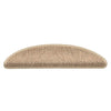 Vidaxl tappetini per autoadesivi 15 St sisal look 56x17x3 cm color sabbia