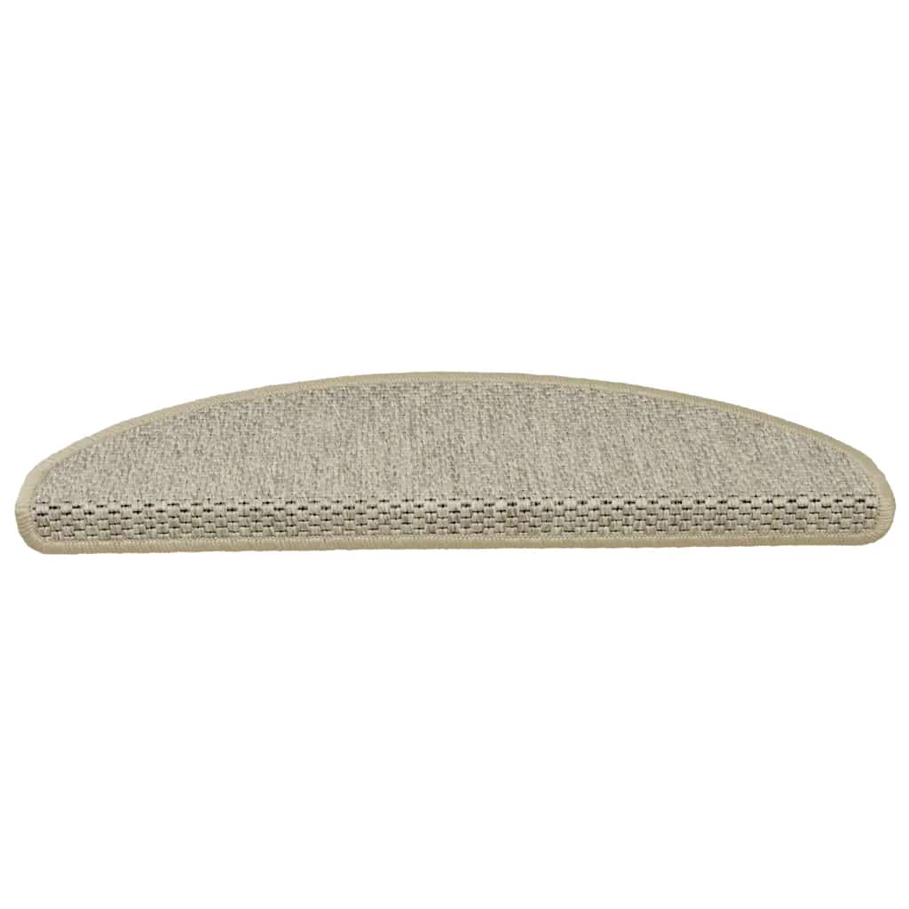 Vidaxl trapmatten zelfklevend 15 st sisal-look 65x21x4 cm lichtgroen
