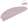 Esteras de escalera de Vidaxl autoadhesivo 15 sisal sisal look 65x21x4 cm rojo