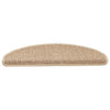 Vidaxl trapmatten zelfklevend 15 st sisal-look 65x21x4 cm zandkleurig
