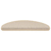 Esteras de escalera de Vidaxl autoadhesivo 15 SISAL SISAL 65x21x4 cm bereber