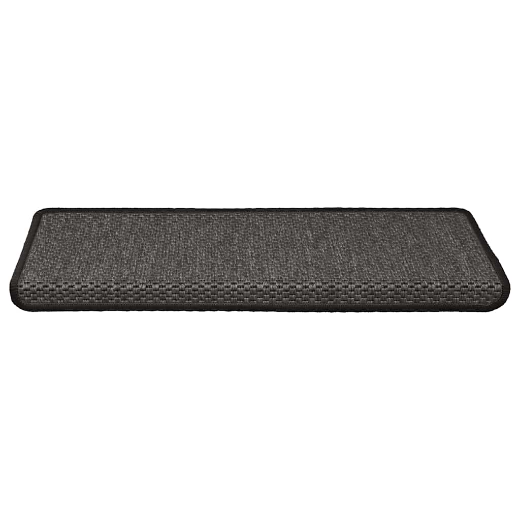 Vidaxl Scale autoadesive 15st sisal Look 65x21x4cm Colore antracite