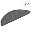 Vidaxl tappetini per autoadesivo 15 st 56x17x3 cm beige e grigio
