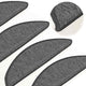 Esteras de escalera de Vidaxl autoadhesivo 15 st 56x17x3 cm beige y gris