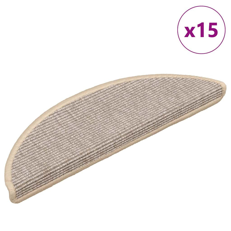 Esteras de escalera de Vidaxl autoadhesivo 15 st 56x17x3 cm de color plateado