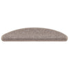Esteras de escalera de Vidaxl autoadhesivo 15 st 56x17x3 cm beige oscuro