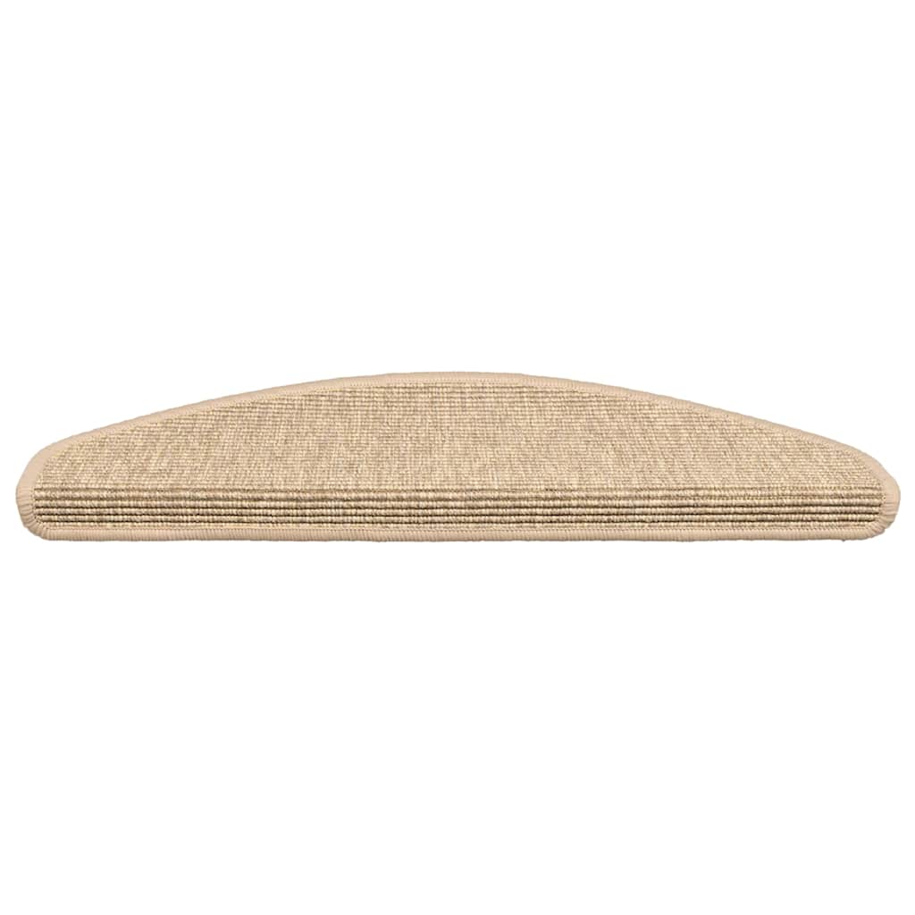 Vidaxl tappetini per autoadesivi 15 St sisal Look 65x21x4 cm beige