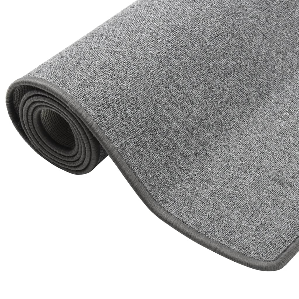 Runner de alfombra Vidaxl 50x200 cm de gris oscuro