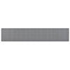 Runner de alfombra Vidaxl 50x300 cm de gris oscuro