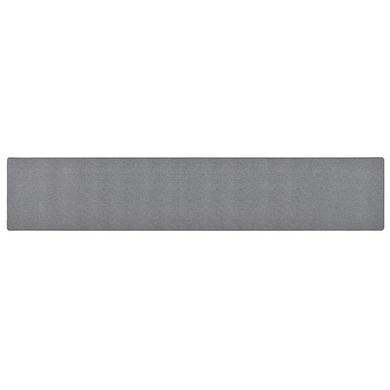 Runner de alfombra Vidaxl 50x300 cm de gris oscuro