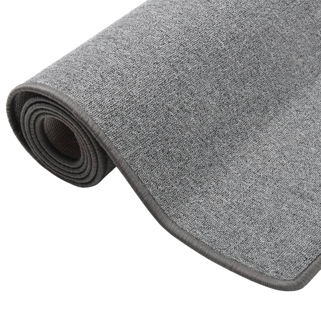 Vidaxl Carpet Runner 80x150 cm Grigio scuro