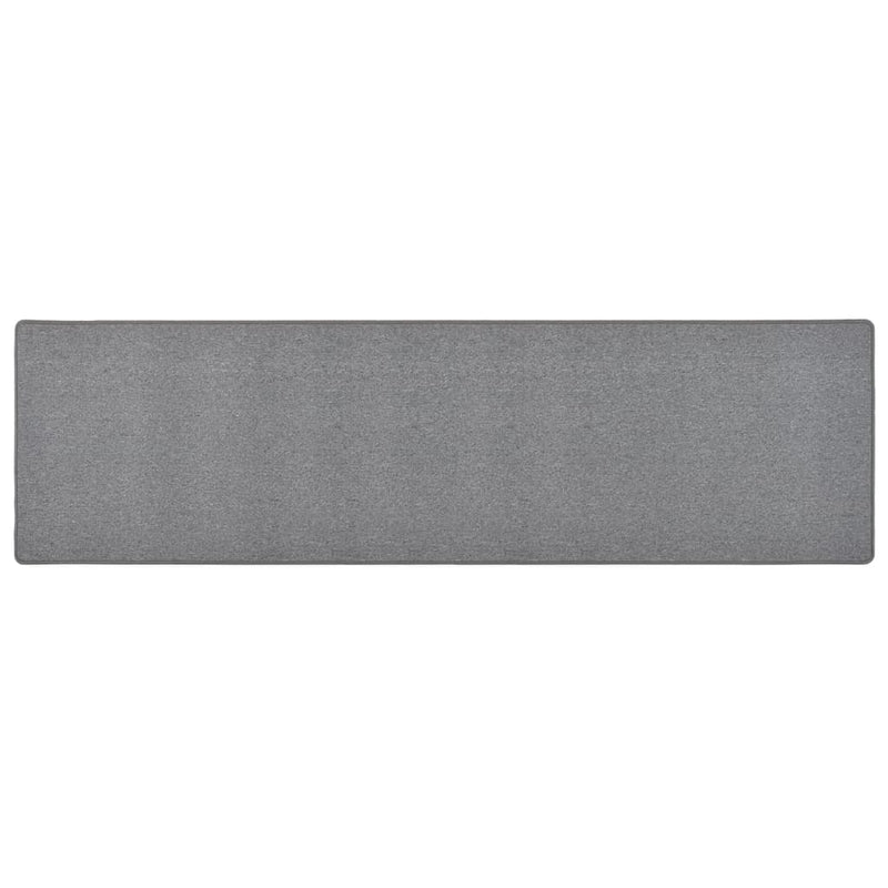 Vidaxl Carpet Runner 80x300 cm de gris oscuro