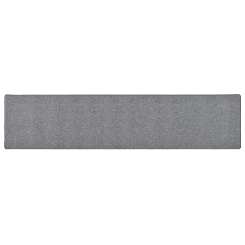 Vidaxl Carpet Runner 80x400 cm Grigio scuro