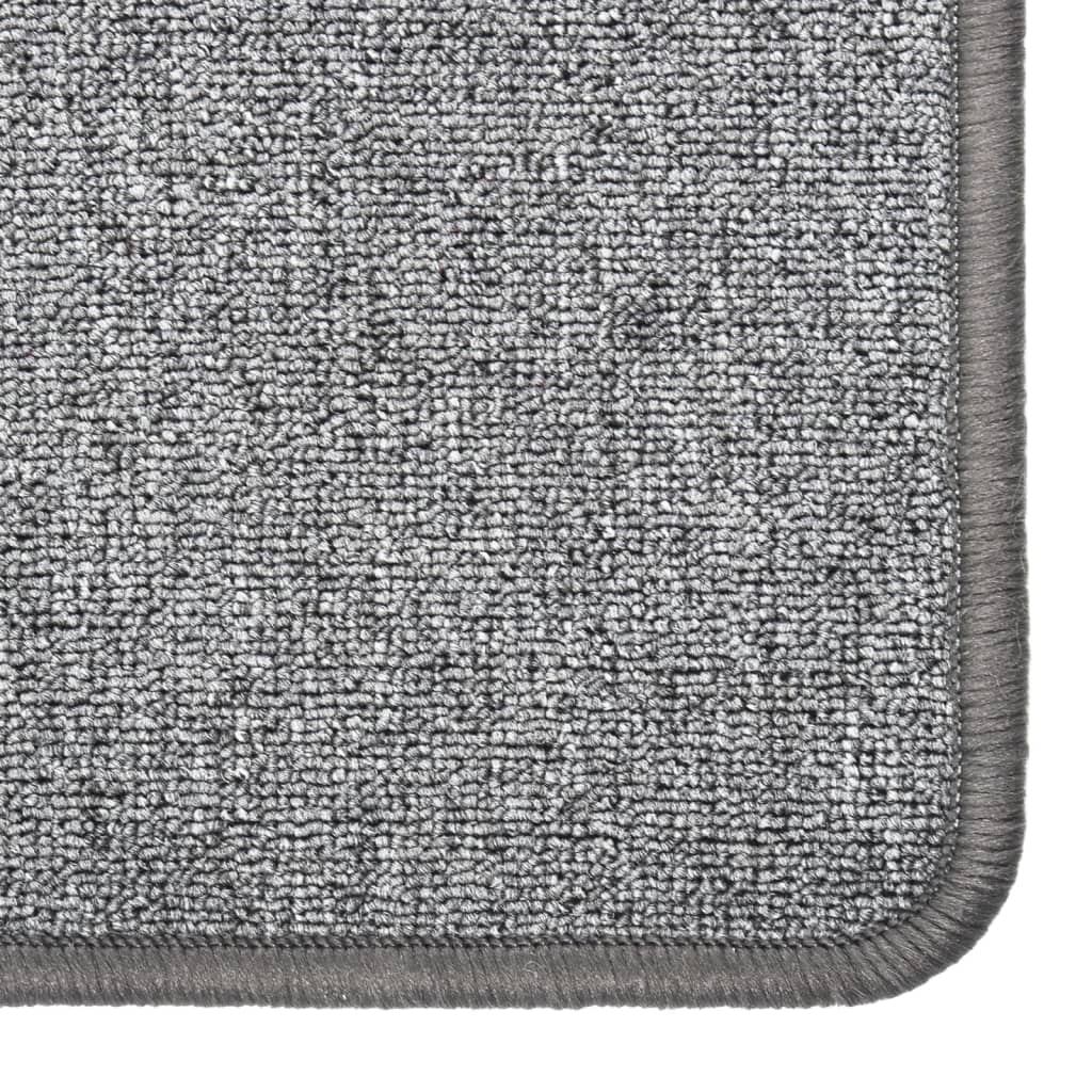 Vidaxl Carpet Runner 80x400 cm Grigio scuro