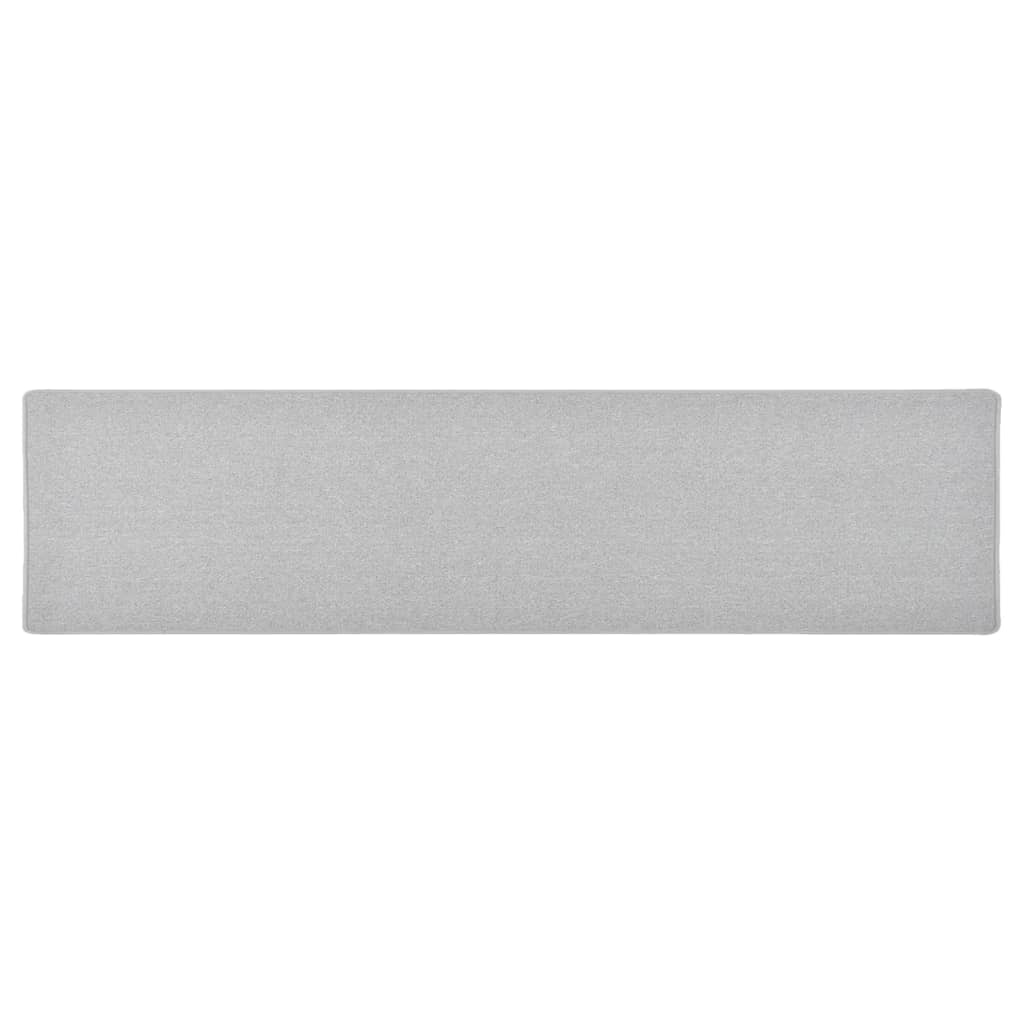 Runner de alfombra Vidaxl 50x200 cm de gris claro