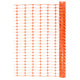 Malla barrera Vidaxl 30 m naranja