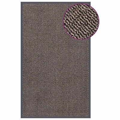 Vidaxl zerbino trapuntato 90x150 cm marrone scuro