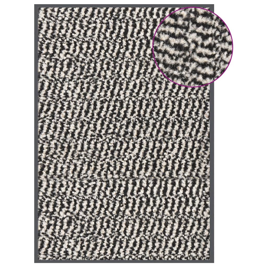 Vidaxl zerbino trapuntato 40x60 cm marrone chiaro