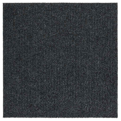 Vidaxl droogloopmat 100x100 cm antracietkleurig