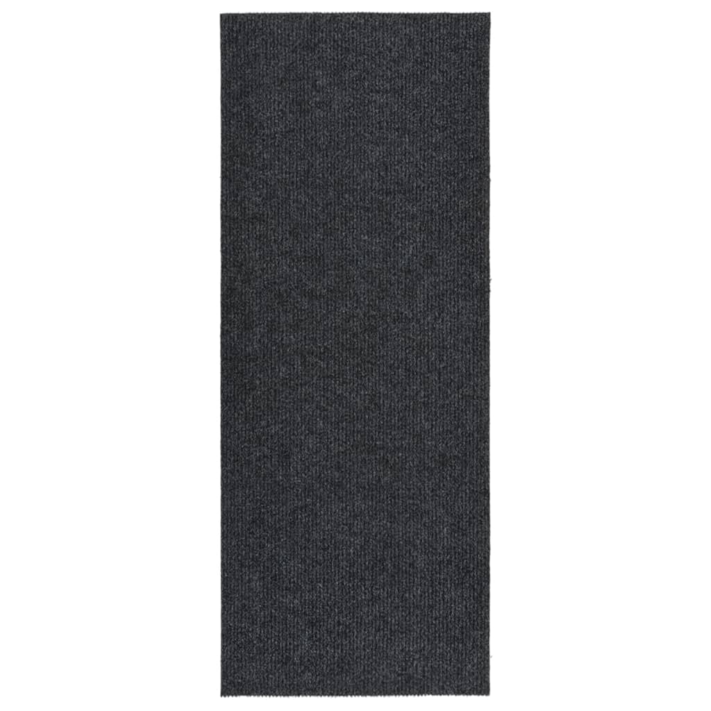 Vidaxl droogloopmat 100x250 cm antracita