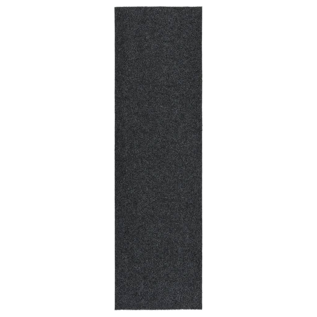 Vidaxl Droogloopmat 100x350 cm antracite