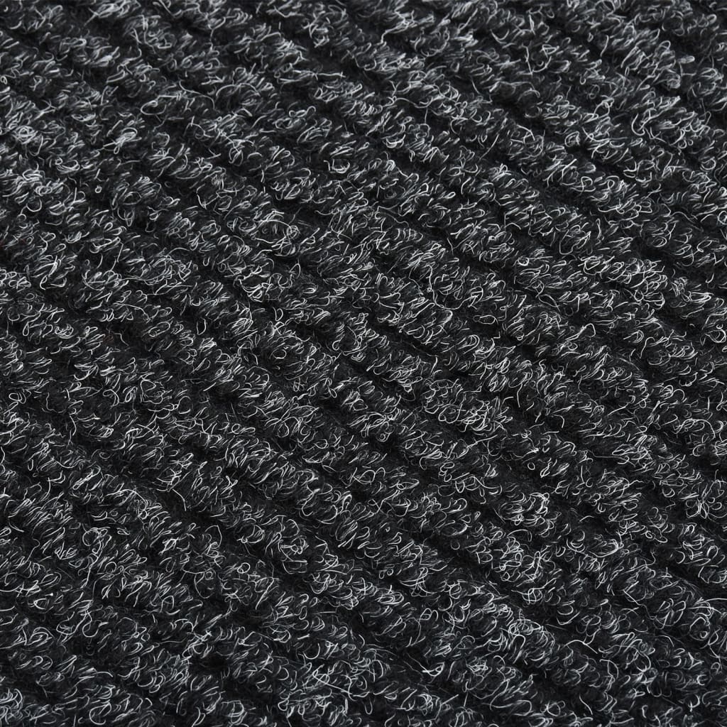 Vidaxl Droogloopmat 100x350 cm antracite