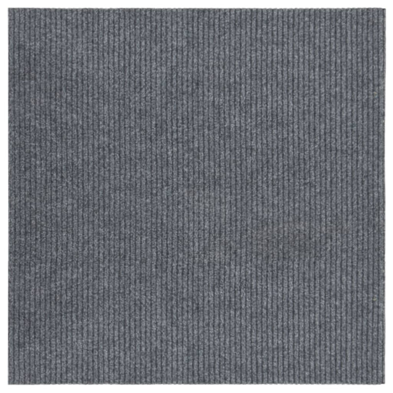 Vidaxl droogloopmat 100x100 cm grigio