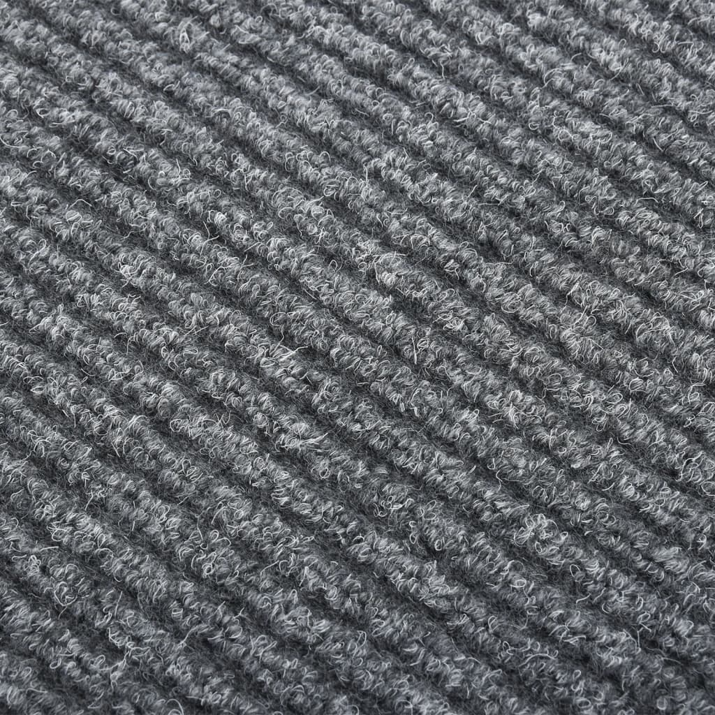 Vidaxl droogloopmat 100x150 cm grigio