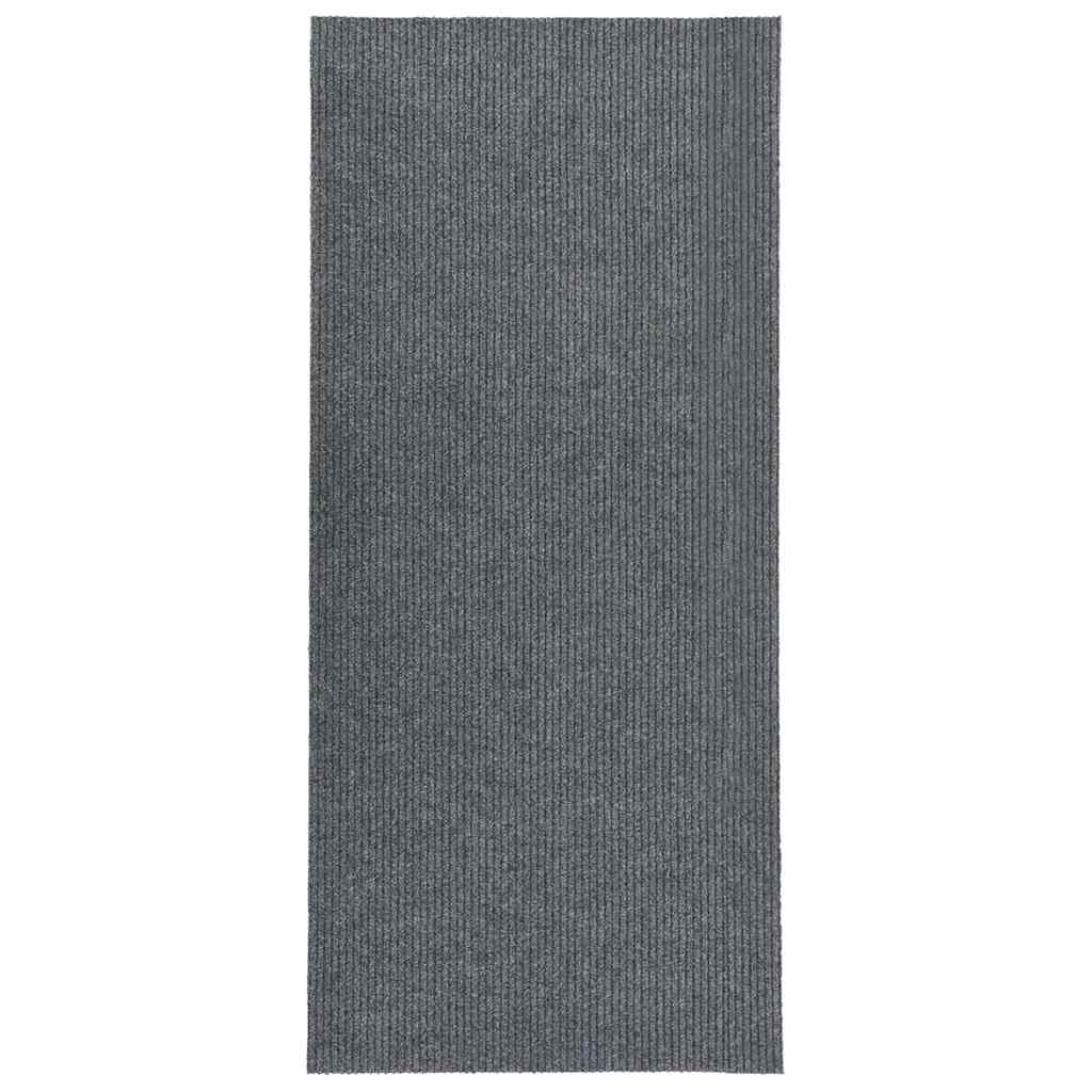 Vidaxl droogloopmat 100x250 cm grigio
