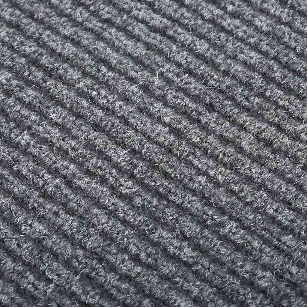 Vidaxl droogloopmat 100x250 cm grigio