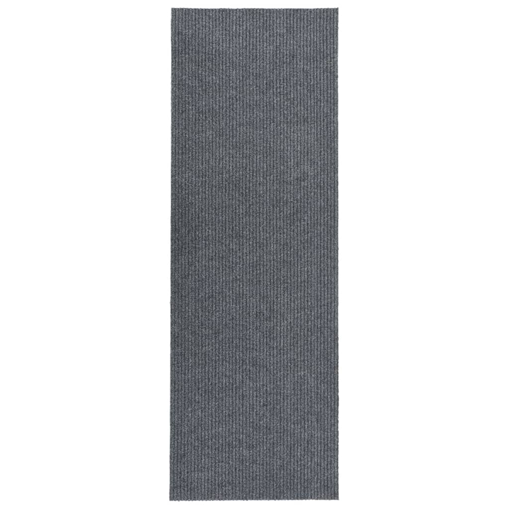 Vidaxl droogloopmat 100x350 cm grigio