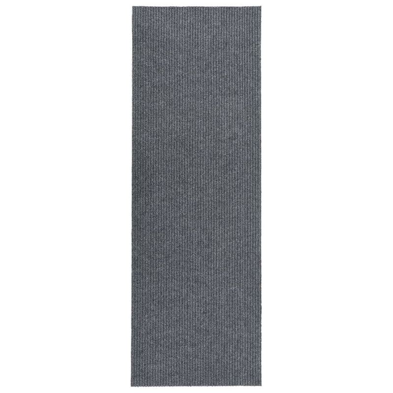 Vidaxl droogloopmat 100x350 cm grigio